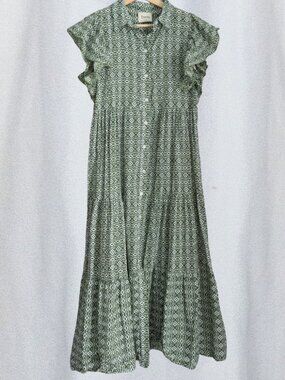 Dixie Made in Italy Cotton Maxi Dress